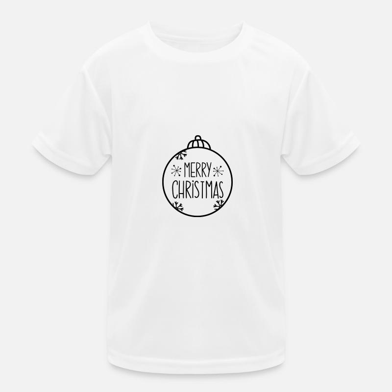 Joyeux Noël babiole de Noël T-shirt sport Enfant