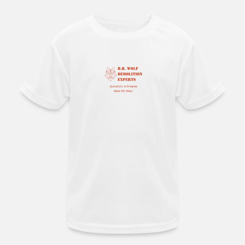 Großer böser Wolf Kinder Funktions-T-Shirt