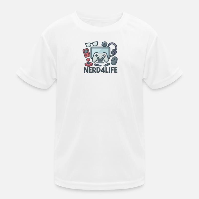 Conception de jeux et de style de vie nerd T-shirt sport Enfant