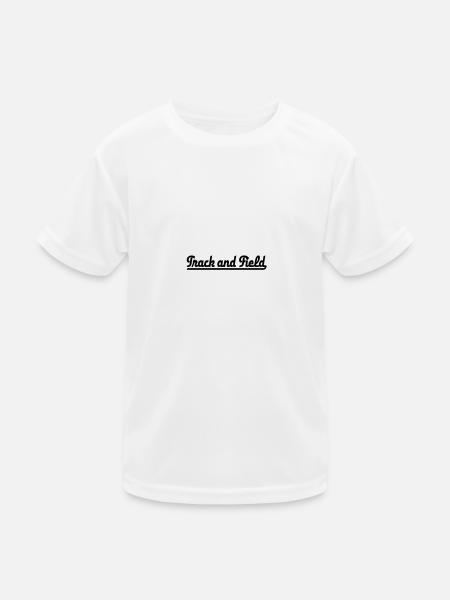 track and field - Kids Functional T-Shirt - white - Front