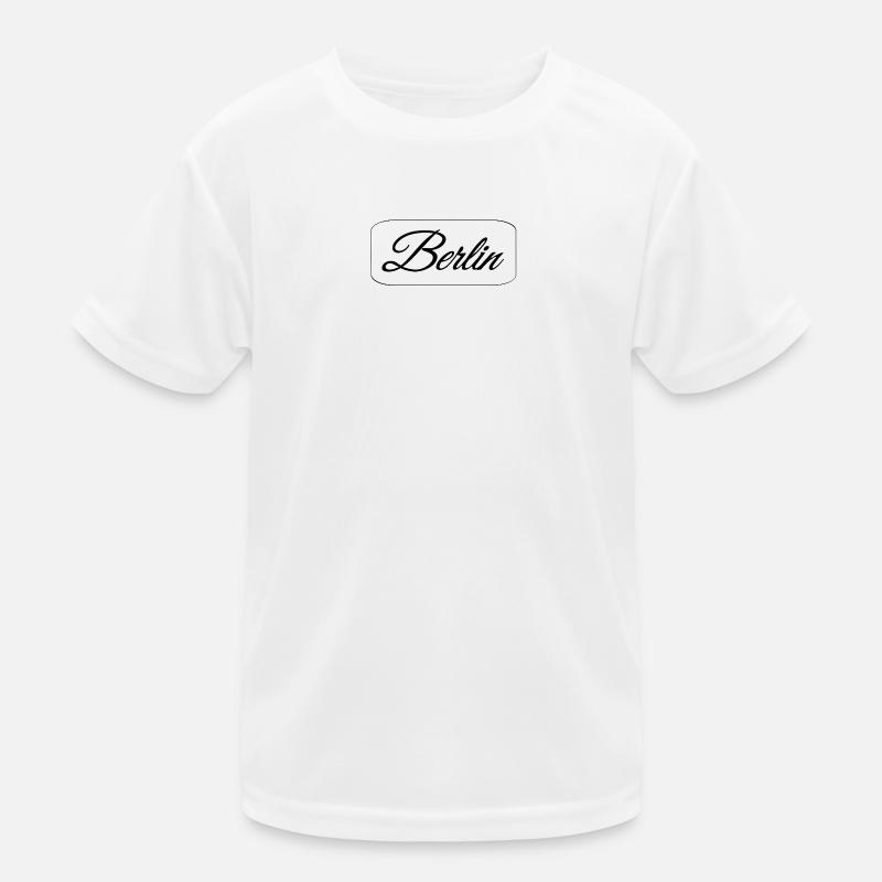 Berlin Skyline Silhouette Design Kinder Funktions-T-Shirt