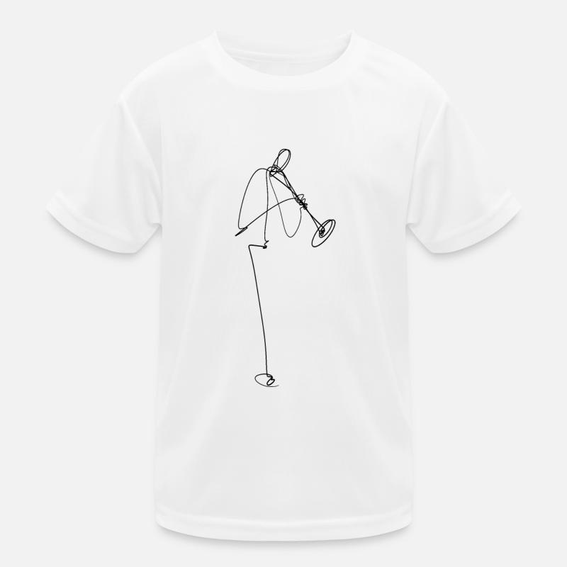 Trompete Kinder Funktions-T-Shirt