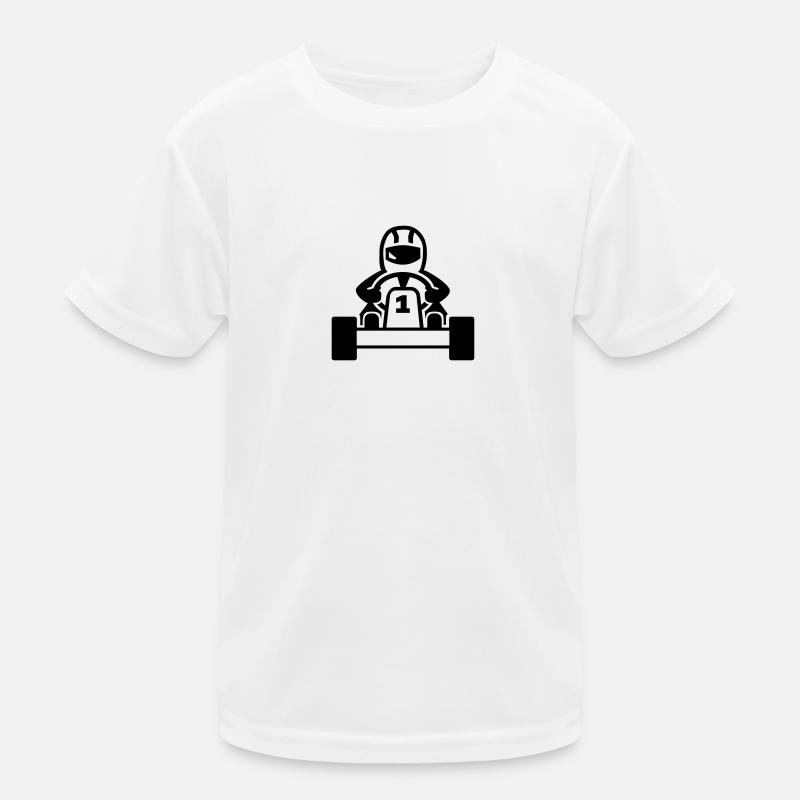 Kart Kinder Funktions-T-Shirt