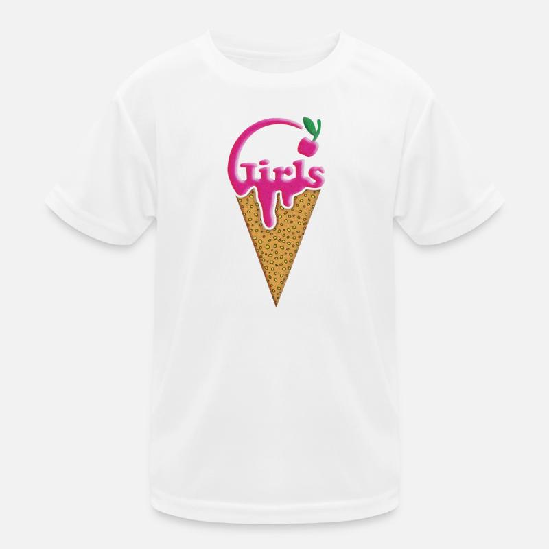 Mädchen-Grafik Kinder Funktions-T-Shirt