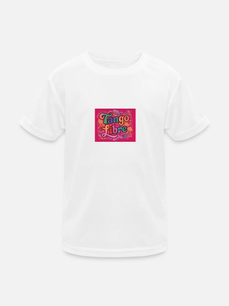 TANGO LIBRE - Kids Functional T-Shirt - white - Front
