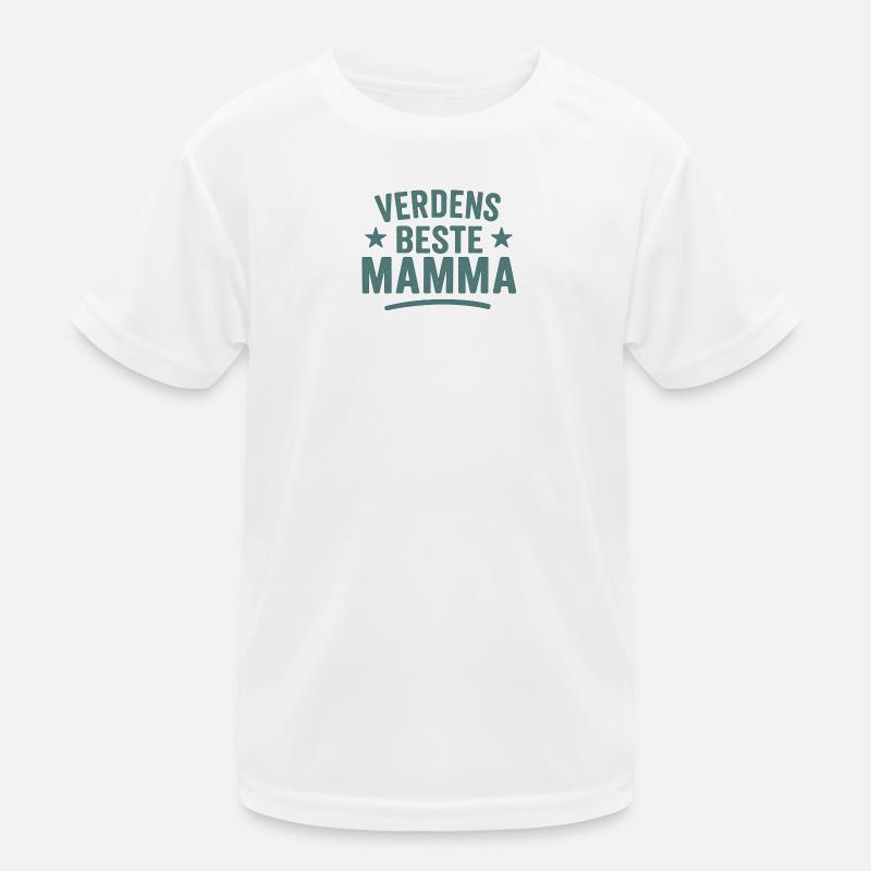 Das beste Mama-Logo der Welt Kinder Funktions-T-Shirt