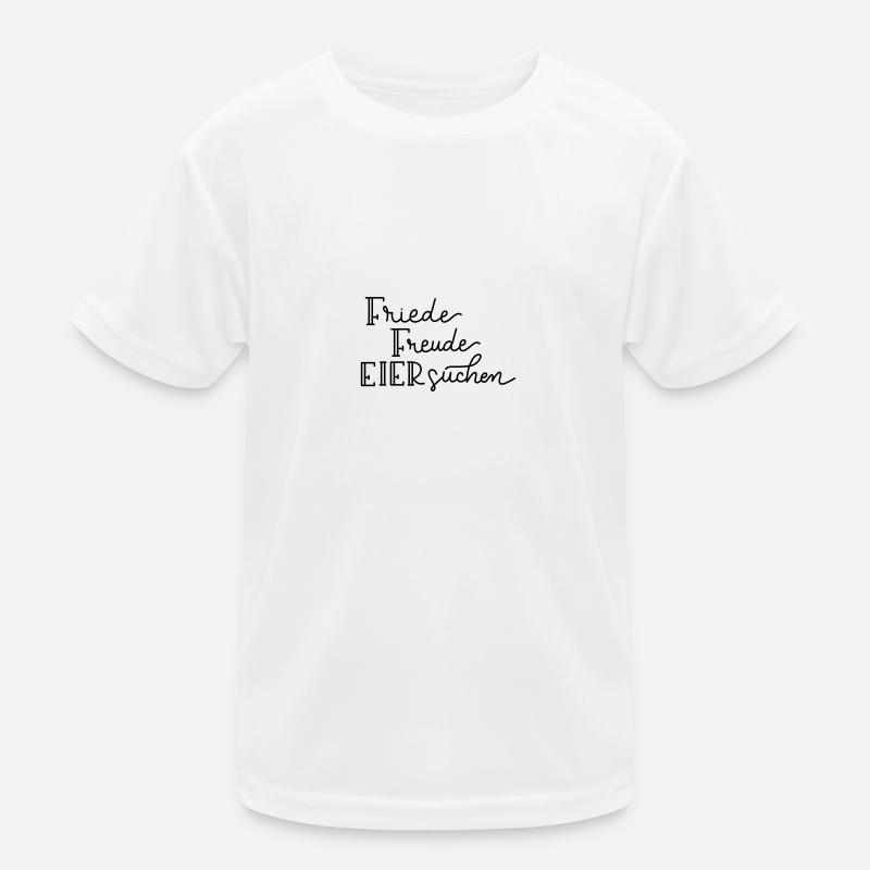 Friede Freude Eier suchen Kinder Funktions-T-Shirt