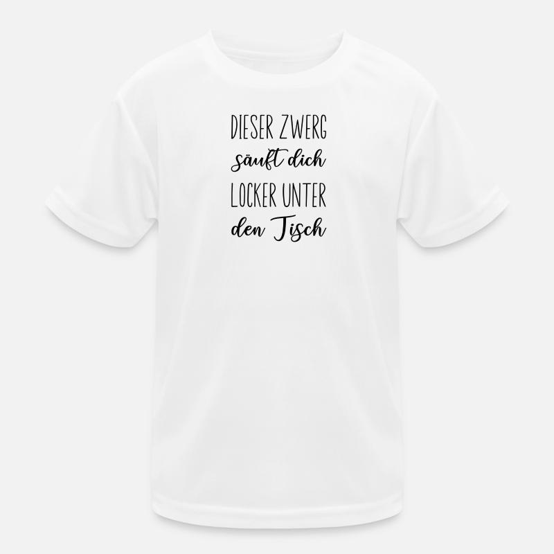 Black & White Square Minimal Kids Functional T-Shirt