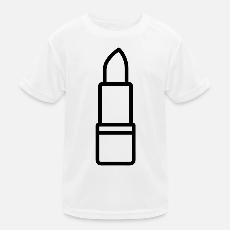 Lippenstift Kinder Funktions-T-Shirt