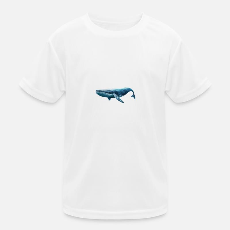 Blauwal Kinder Funktions-T-Shirt