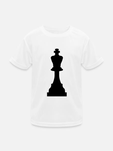 king - Kids Functional T-Shirt - white - Front