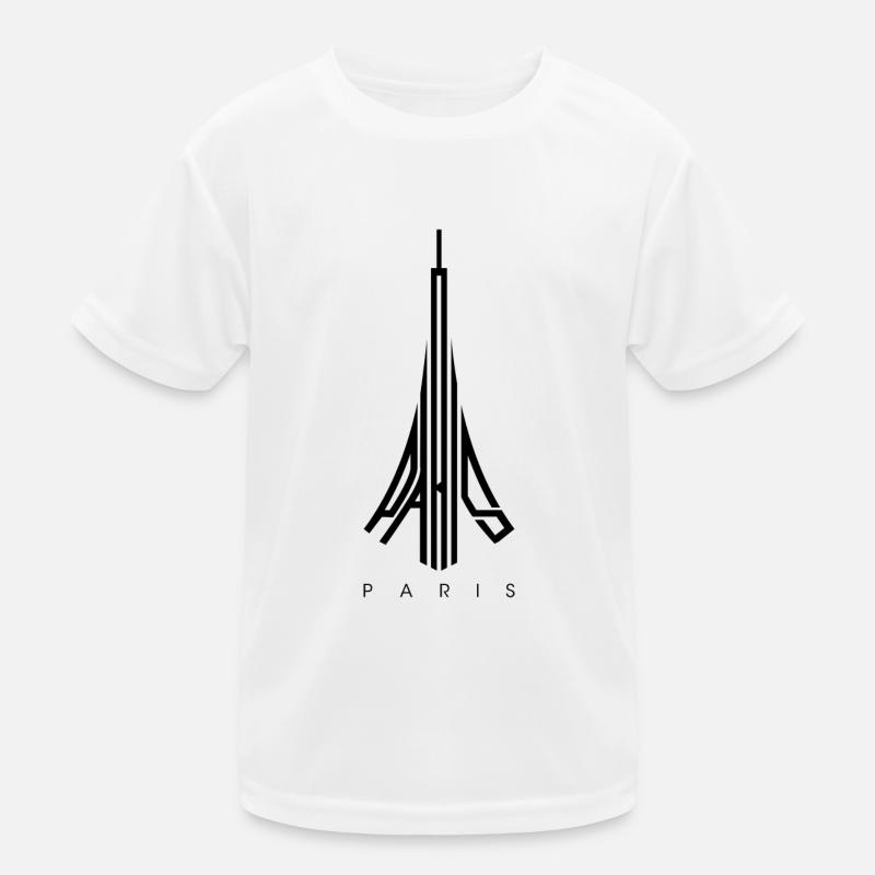 Paris Kinder Funktions-T-Shirt