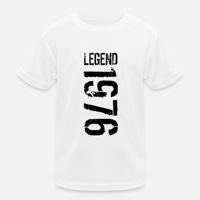 Legend 1976 black Kinder Funktions-T-Shirt