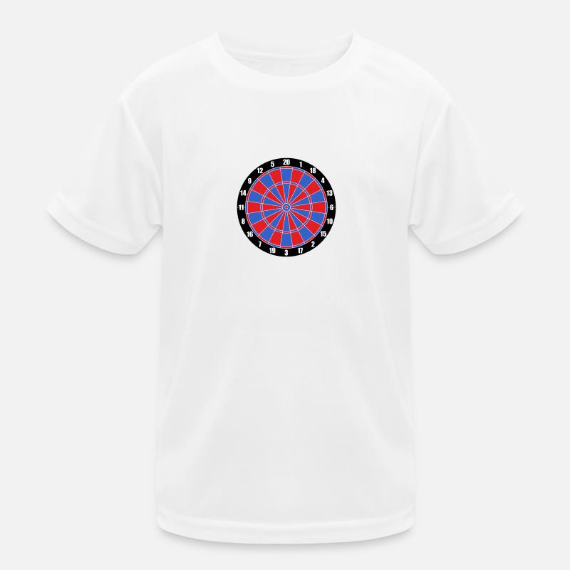 Dartscheibe Kinder Funktions-T-Shirt
