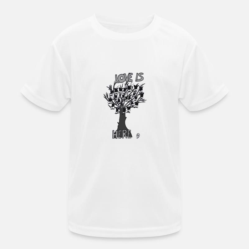 Fledermäuse auf einem Baum Kinder Funktions-T-Shirt