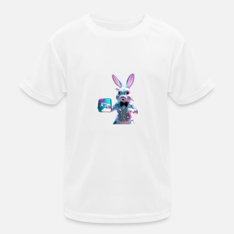 Cam Rabbit Kinder Funktions-T-Shirt