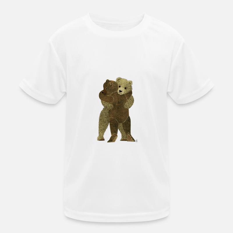 große Bärenliebe Kinder Funktions-T-Shirt