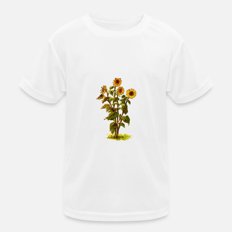 Sonnenblume Kinder Funktions-T-Shirt