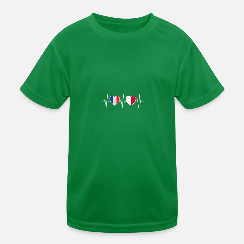 France and Malta Maltese flag flags Kids Functional T-Shirt