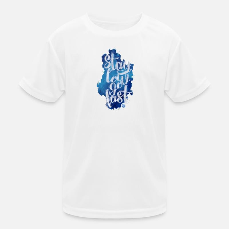 Bleiben Sie niedrig Kinder Funktions-T-Shirt