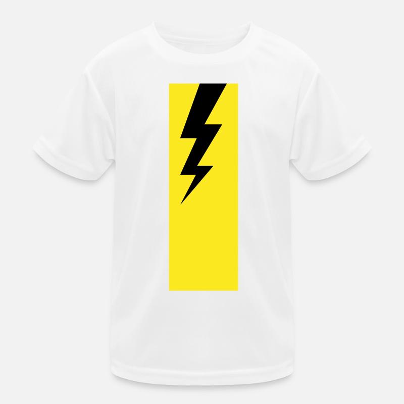 Lightning – Thunderstorm, Storm & Electricity Power Kids Functional T-Shirt