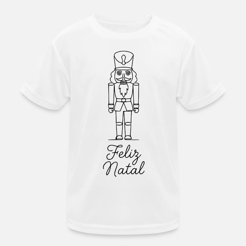 Feliz Natal Nutcracker Christmas Classic Kids Functional T-Shirt