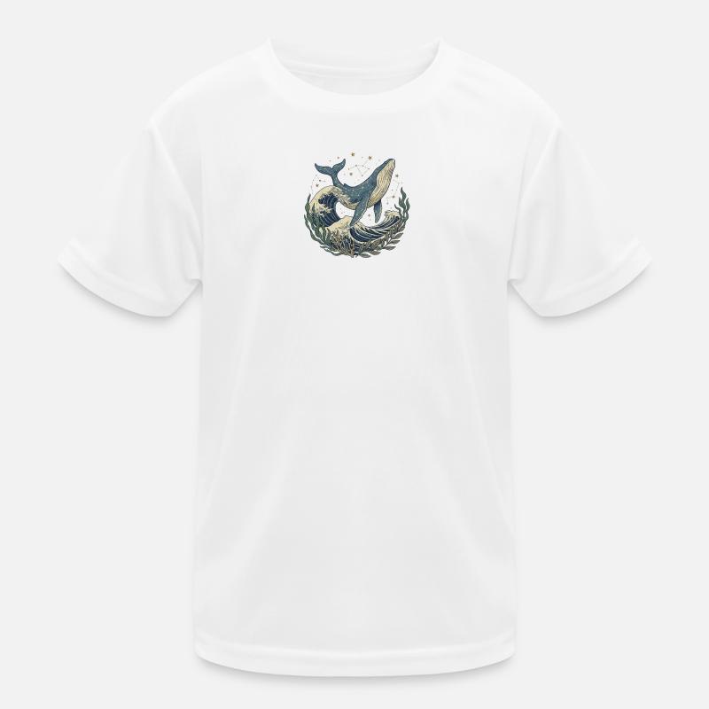 Der Wal – Säule des Ozeans Kinder Funktions-T-Shirt
