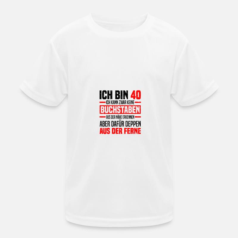 40 Geburtstag Kinder Funktions-T-Shirt