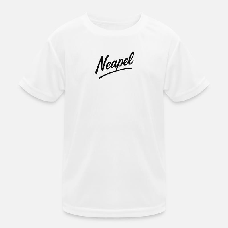 Neapel Script Schriftzug Kinder Funktions-T-Shirt