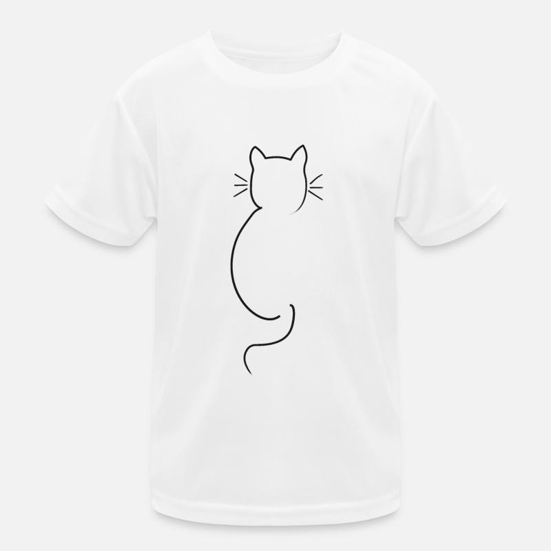 Katzenfreunde Kinder Funktions-T-Shirt