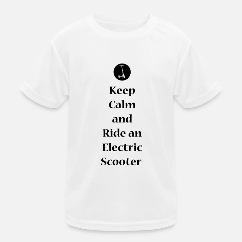 E-Scooter E-Roller Scooter T-shirt sport Enfant