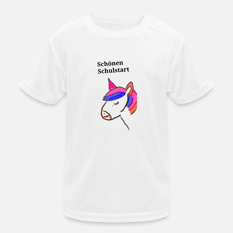 Schulkind Kinder Funktions-T-Shirt