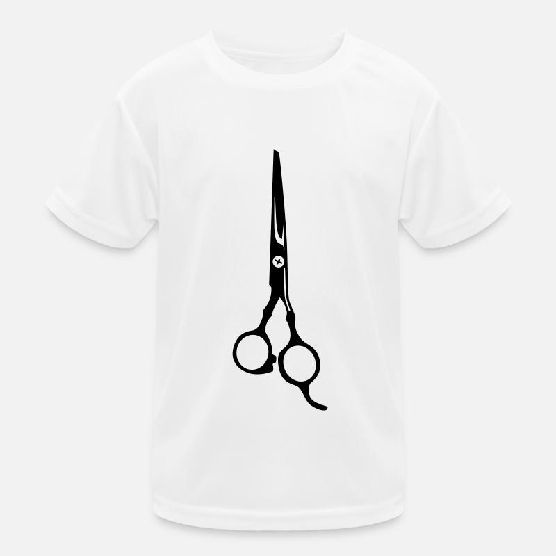Schere Barber icon Kinder Funktions-T-Shirt