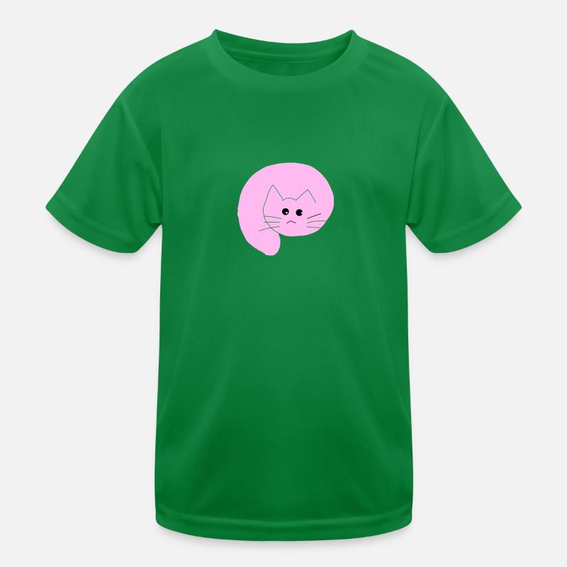 Chat rose 1 T-shirt sport Enfant