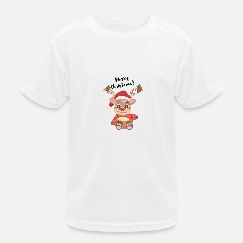Câlins de rennes: Joyeux Noël! T-shirt sport Enfant