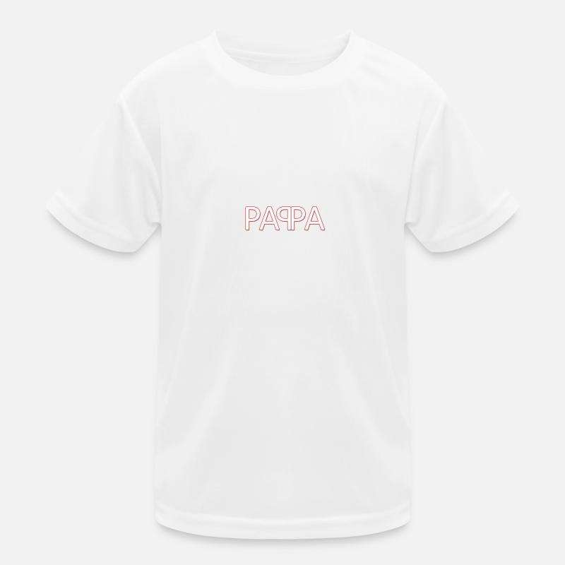pappa Kinder Funktions-T-Shirt