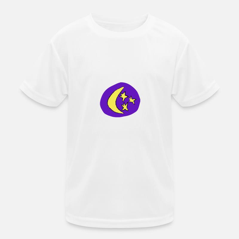 Conceptions uniques de lune et d'étoiles T-shirt sport Enfant
