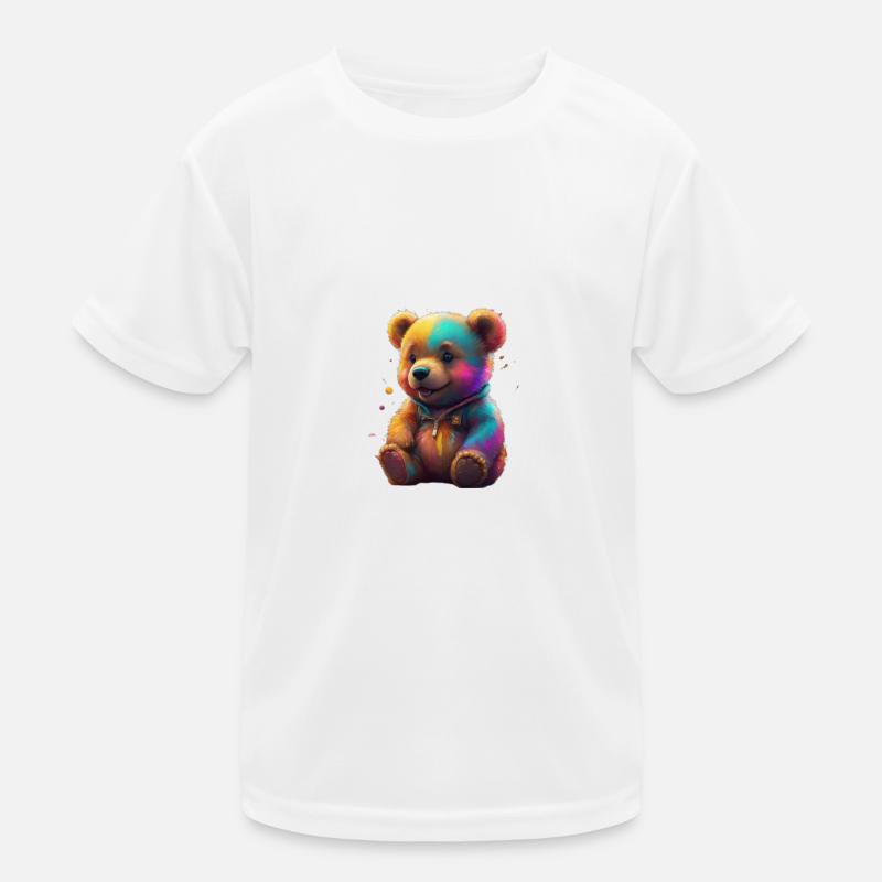 Teddybär Kinder Funktions-T-Shirt