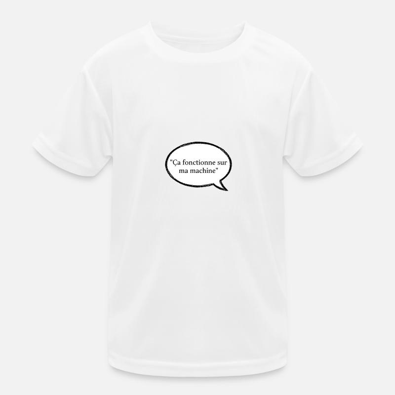 ça fonctionne sur ma machine T-shirt sport Enfant