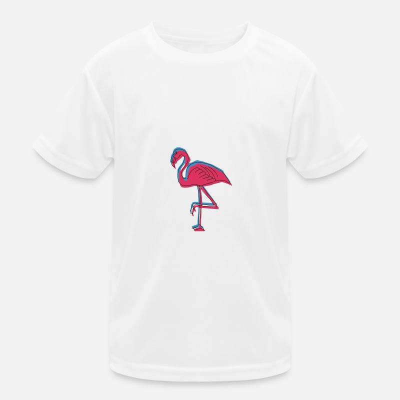 Flamingo Gift Idea Kids Functional T-Shirt
