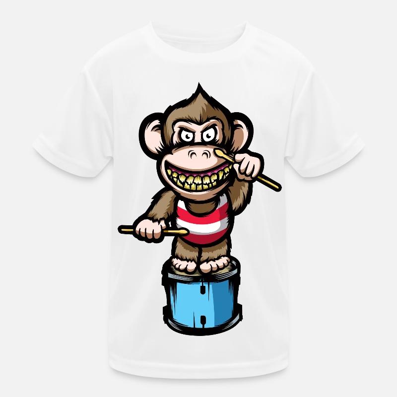 Ape Drums Kids Functional T-Shirt