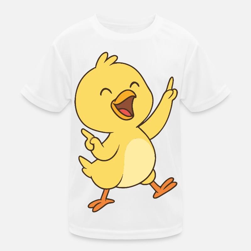 Happy Küken Dance Kinder Funktions-T-Shirt