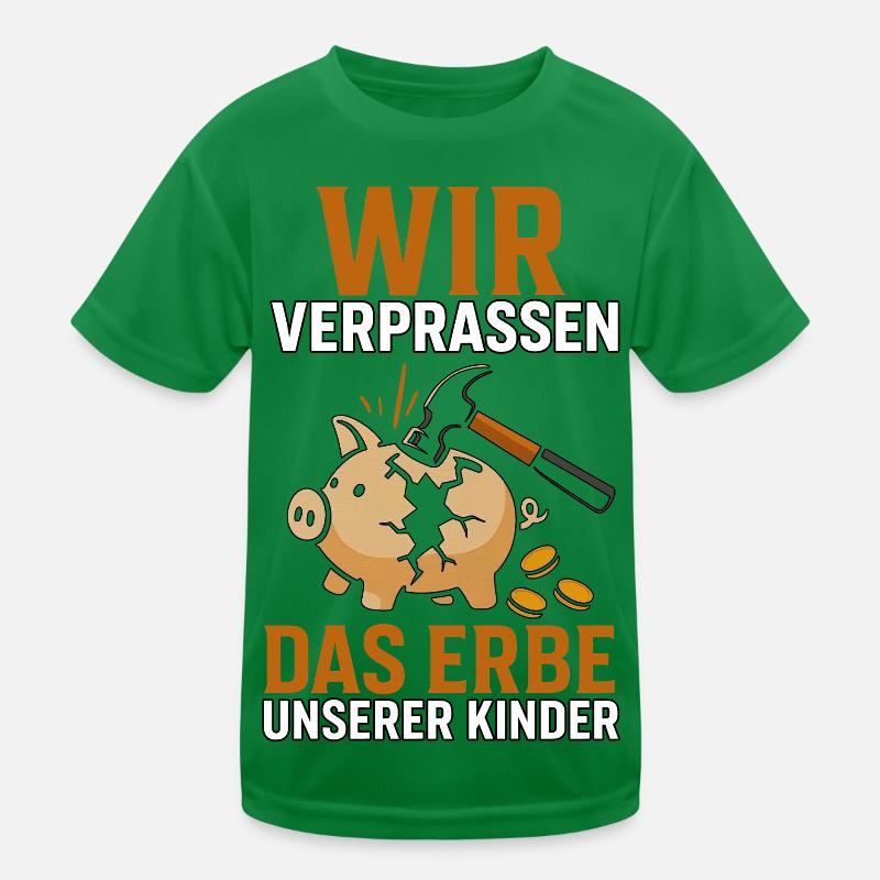 We are squandering our children's inheritance Kids Functional T-Shirt