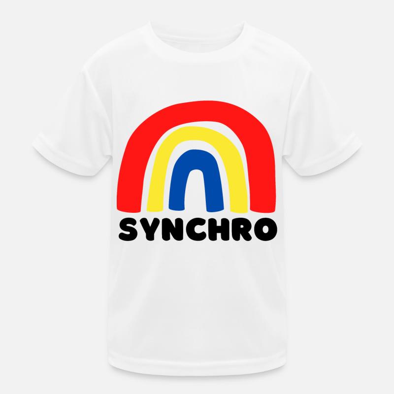 Synchro Rainbow Kids Functional T-Shirt