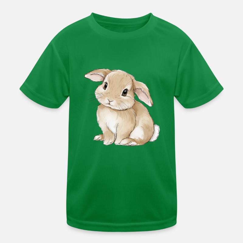 Mignon bébé lapin lapin T-shirt sport Enfant