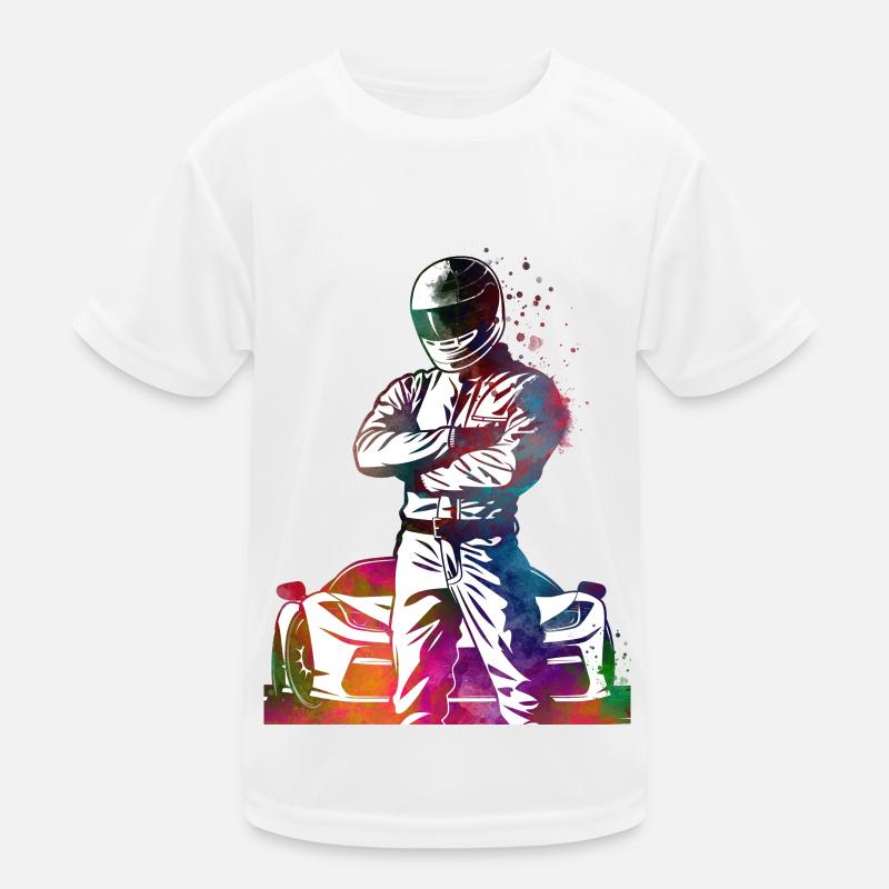 Racing car #racing #sport Kids Functional T-Shirt