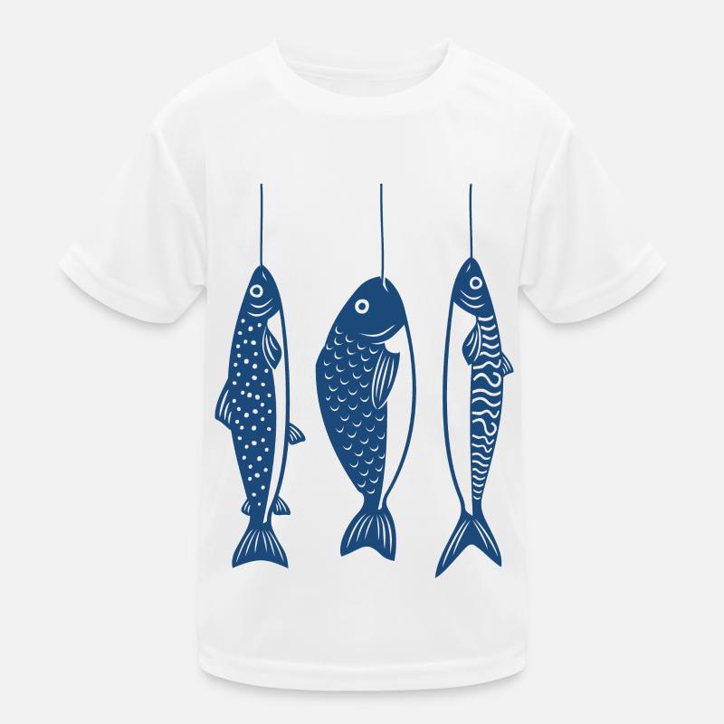 Fish on the hook Kids Functional T-Shirt