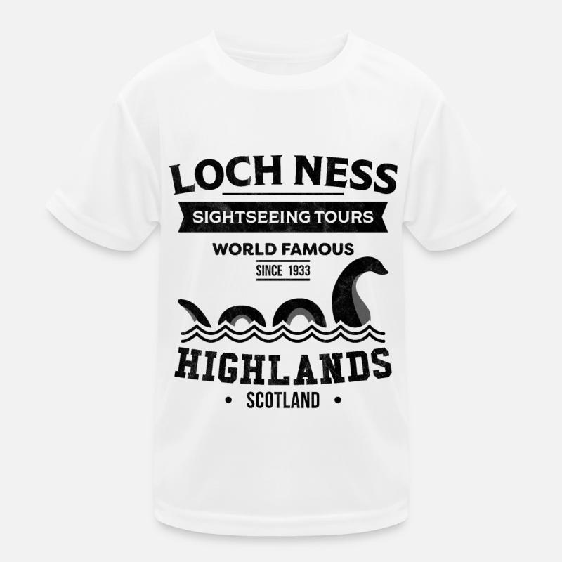 Visites guidées du monstre du Loch Ness T-shirt sport Enfant