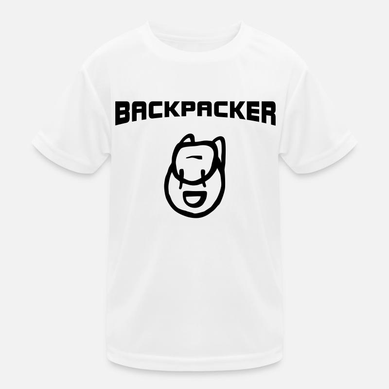 Backpacker Rucksack Kinder Funktions-T-Shirt