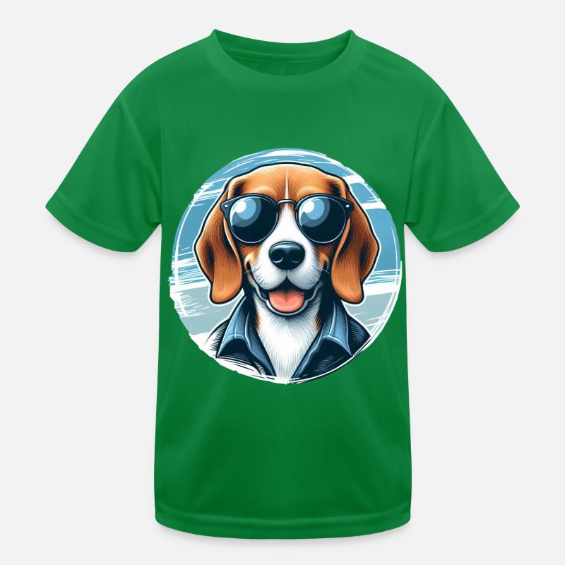Beagle Modellen Funktionsshirt til børn